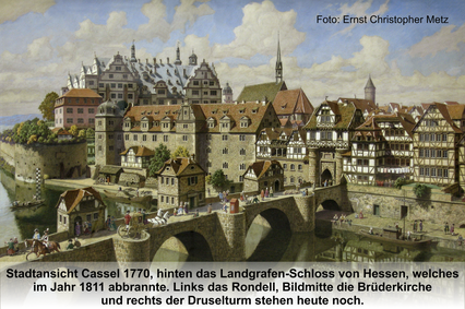 Fulda-Brücke Kassel 1770 